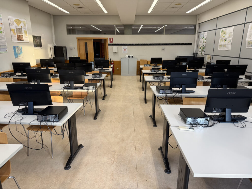 Aula del Máster TIG